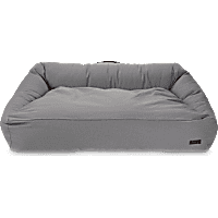 Reddy Grey Canvas Lounger Dog Bed