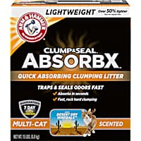 Arm & Hammer Clump & Seal AbsorbX Scented MultiCat Clumping Litter