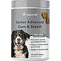 NaturVet Senior Advanced Gum & Breath Dog Soft Chew