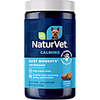 NaturVet Bacon and Chicken Flavor, Quiet Moments Calming Supplement for Dogs