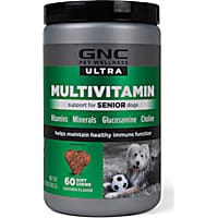 GNC Ultra for Pets Multivitamin Chicken Flavor Soft Chews for Senior Dogs