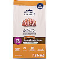 Natural Balance Limited Ingredient Small-Breed Adult Grain-Free Dry Dog Food Reserve Duck & Potato Recipe
