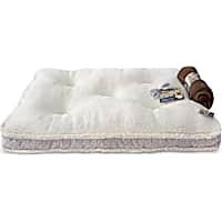 Dogs Rock 2PC Brown Tufted Pet Bed with Blanket