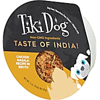 Tiki Dog Gourmet Taste of India Chicken Masala Recipe in Broth Wet Food