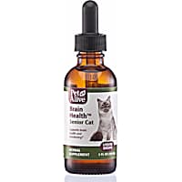 PetAlive Brain Liquid Drops Natural Herbal Brain Health Supplement for Senior Cats