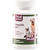 PetAlive Parasite Dr. Veggie Cap Herbal Supplement For Digestive Functioning and Detoxification Pet Tablets