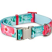 Good2Go Pink & Green Flower Power Big Dog Collar