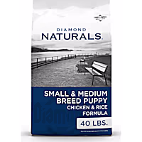 Diamond Naturals Small & Medium Breed Puppy High Protein Chicken & Rice Dry Dog Food