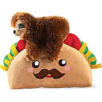 PetShop by Fringe Studio Taco Sloth Plush Dog Toy