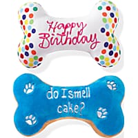 PetShop by Fringe Studio Birthday Bone Cookies Plush Dog Toy
