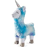 PetShop by Fringe Studio Cool Blues Llamacorn Plush Dog Toy