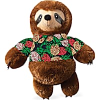 PetShop by Fringe Studio Vacay Vibes Sloth Plush Dog Toy