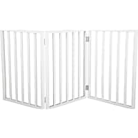 PETMAKER Freestanding Wooden White Pet Gate