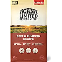 ACANA Grain Free, Singles Limited Ingredient, High Protein, Beef & Pumpkin Dry Dog Food
