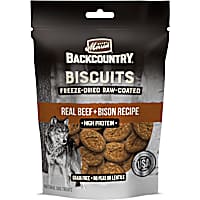 Merrick Backcountry Freeze-Dried Raw Coated Biscuit Beef + Bison Recipe Dog Treats