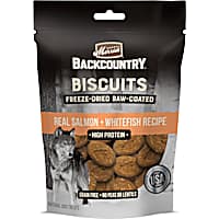 Merrick Backcountry Freeze-Dried Raw Coated Biscuit Salmon + Whitefish Recipe Dog Treats