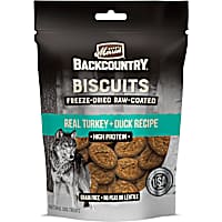 Merrick Backcountry Freeze-Dried Raw Coated Biscuit Turkey + Duck Recipe Dog Treats