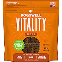 Dogswell Vitality Chicken & Mango Jerky Dog Treats