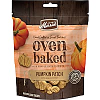 Merrick Oven Baked Pumpkin Patch with Real Pumpkin Snack Natural and Crunchy Bag of Treats for Dogs