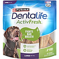 DentaLife ActivFresh Chicken Flavor Large Breed Adult Dental Chews for Dogs 40 lbs. and Up