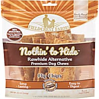Fieldcrest Farms Nothin' to Hide Flip Chips Peanut Butter Flavor Dog Chew