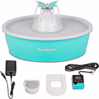 PetSafe Butterfly Cat Water Fountain with Pump & Filters