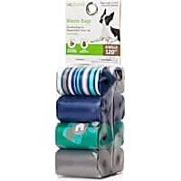 So Phresh Blue & Grey Coffee-Print Unscented Dog Waste Bags