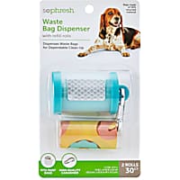 So Phresh Teal Dog Waste Bag Dispenser with Refills