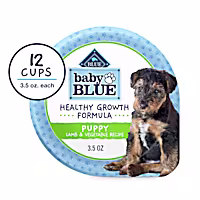 Blue Buffalo Baby Blue Healthy Growth Formula Lamb and Vegetable Recipe Natural Puppy Wet Food Cup