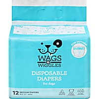 Wags & Wiggles Medium Disposable Diapers for Dogs