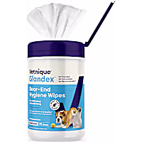 Vetnique Labs Glandex Fresh Scented Anal Gland Hygenic Wipes for Pets