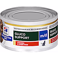 Hill's Prescription Diet m/d GlucoSupport Chicken & Liver Stew Wet Cat Food