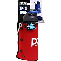 DOOG 3in1 Combo Red Water Bottle & Dog Bowl