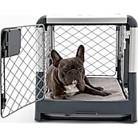 Diggs Revol Double-Door Collapsible Dog Crate with Tray and Divider