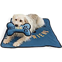 BOBS from Skechers Throw and Bone Pillow Set for Dogs