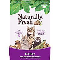 Naturally Fresh Pellet Formula Unscented Non-clumping Walnut Cat Litter