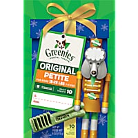 Greenies Original Petite Nutcracker Natural Holiday Dental Dog Chew