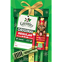 Greenies Original Regular Nutcracker Natural Holiday Dental Dog Chew