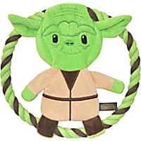 Fetch for Pets Star Wars Yoda Plush Rope Frisbee Dog Toy