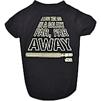 Fetch for Pets Star Wars Black In A Galaxy Far, Far Away Crawl Dog T-Shirt