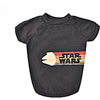 Fetch for Pets Star Wars Black Retro Logo Dog T-Shirt