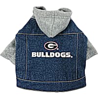Pets First Georgia Denim Hoodie for Dogs