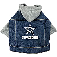 Pets First Dallas Cowboys Denim Hoodie for Dogs