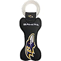 Pets First Baltimore Ravens Dental Tug Dog Toy