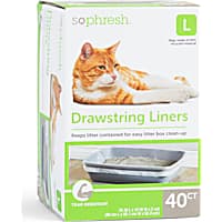 So Phresh Drawstring Cat Litter Box Liners