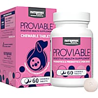 NUTRAMAX PROVIABLE Digestive Health Supplement Multi-Strain Probiotics and Prebiotics for Dogs