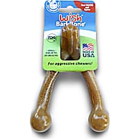 Pet Qwerks Bacon Wish BarkBone Nylon Chew Doy Toy