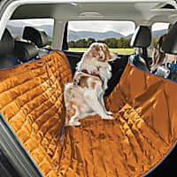 Kurgo Coastal Blue/Orange Loft Hammock for Dogs
