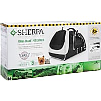 Sherpa Black Forma Frame Crash-Tested, Airline Approved & Guaranteed On Board Travel Pet Carrier