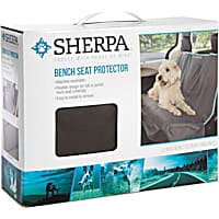 Sherpa Gray Car Back Seat Cover for Dogs